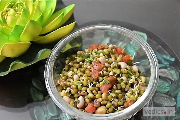 Maken moeder zwaar Boiled Sprouts Salad | Vedics